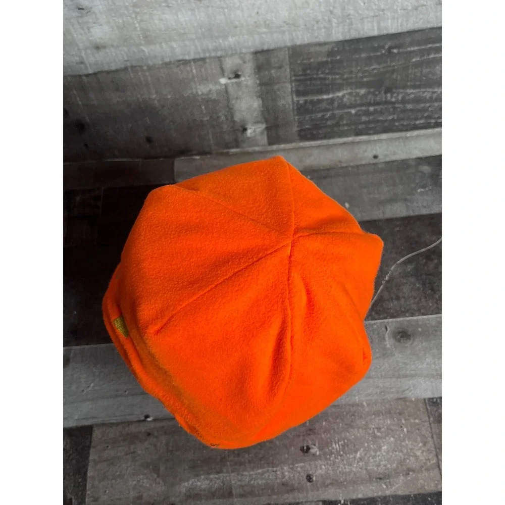 Under Armour Mens Blaze Orange Fleece Beanie Hat Hunting High Vis OSFA Logo